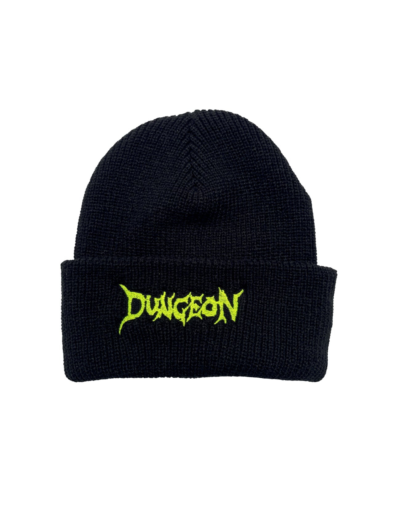 Dungeon "Logo" Beanie Neon Yellow