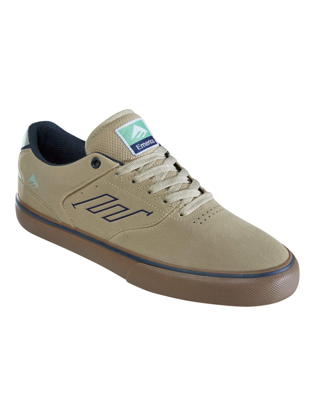 Emerica "The Low Vulc" Tan/Blue/Green