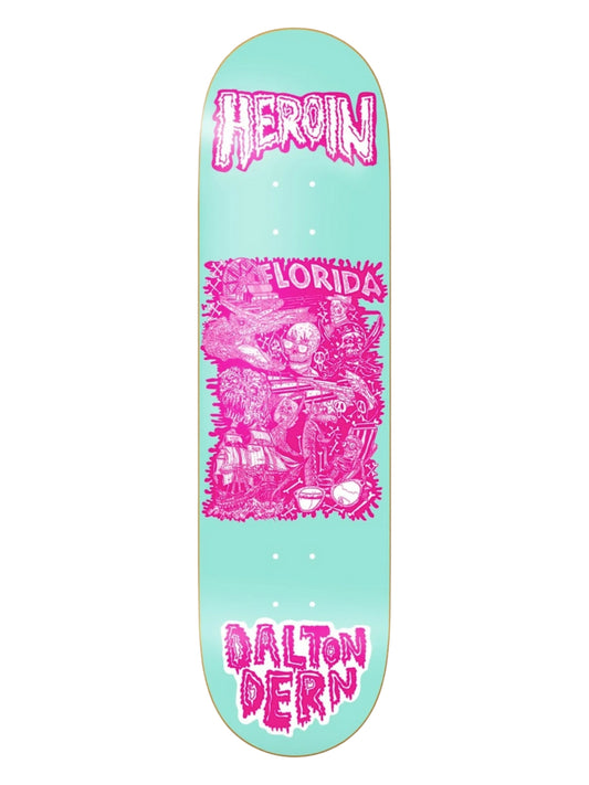 Heroin Skateboards Dalton Dern "Allegory of Fear" 8.5″