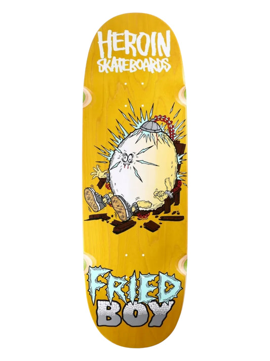 Heroin Skateboards "Fried Boy" 10.4″