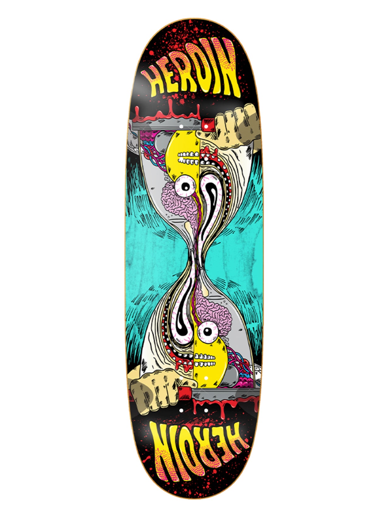 Heroin Skateboards Razoregg "Anatomy Merged" 9.25"