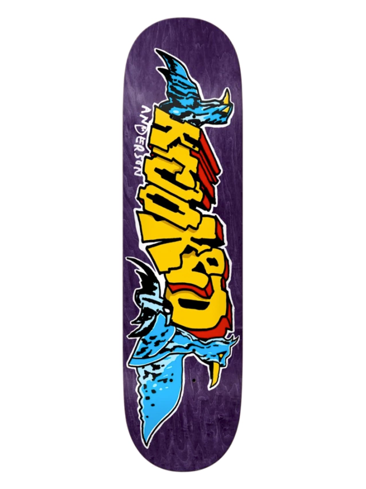 Krooked Skateboards Mike Anderson "Raptors" 8.38"