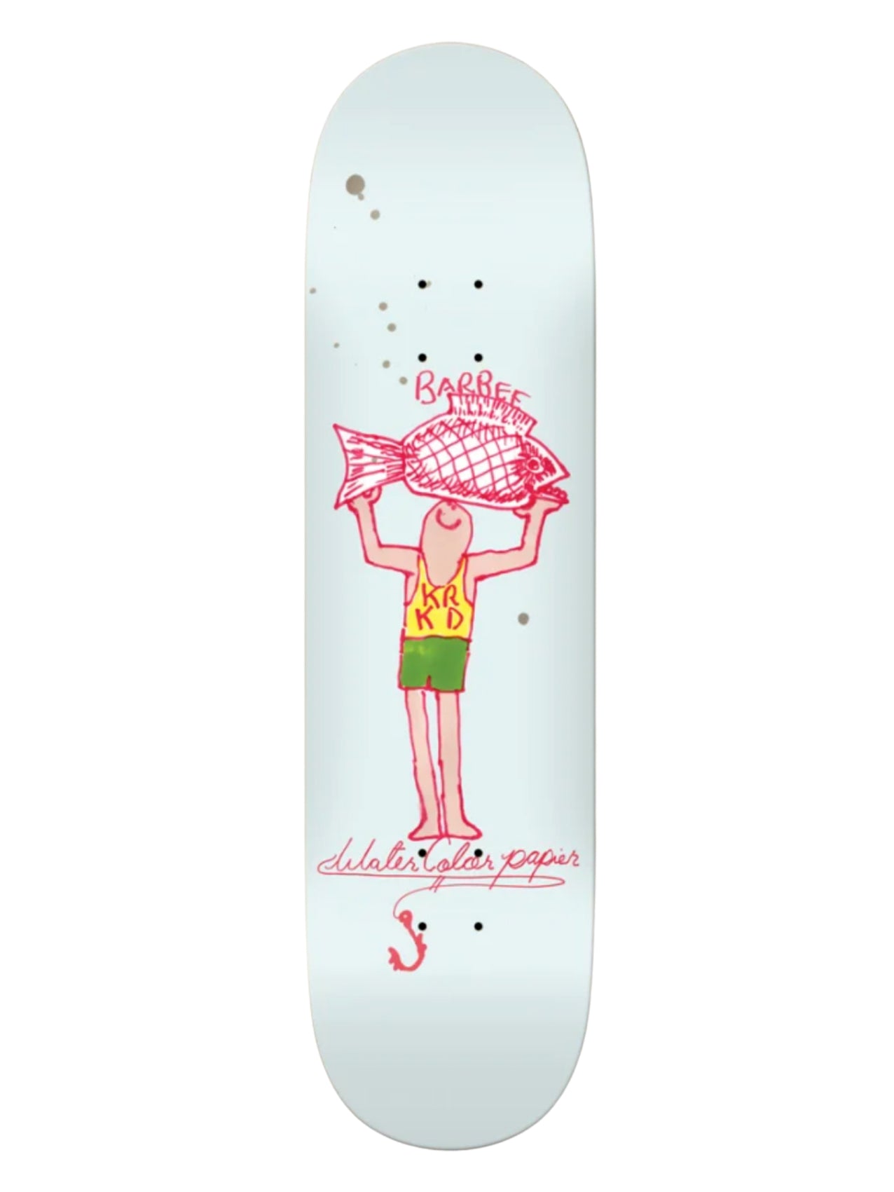 Krooked Skateboards Ray Barbee "Water Color" 8.62"