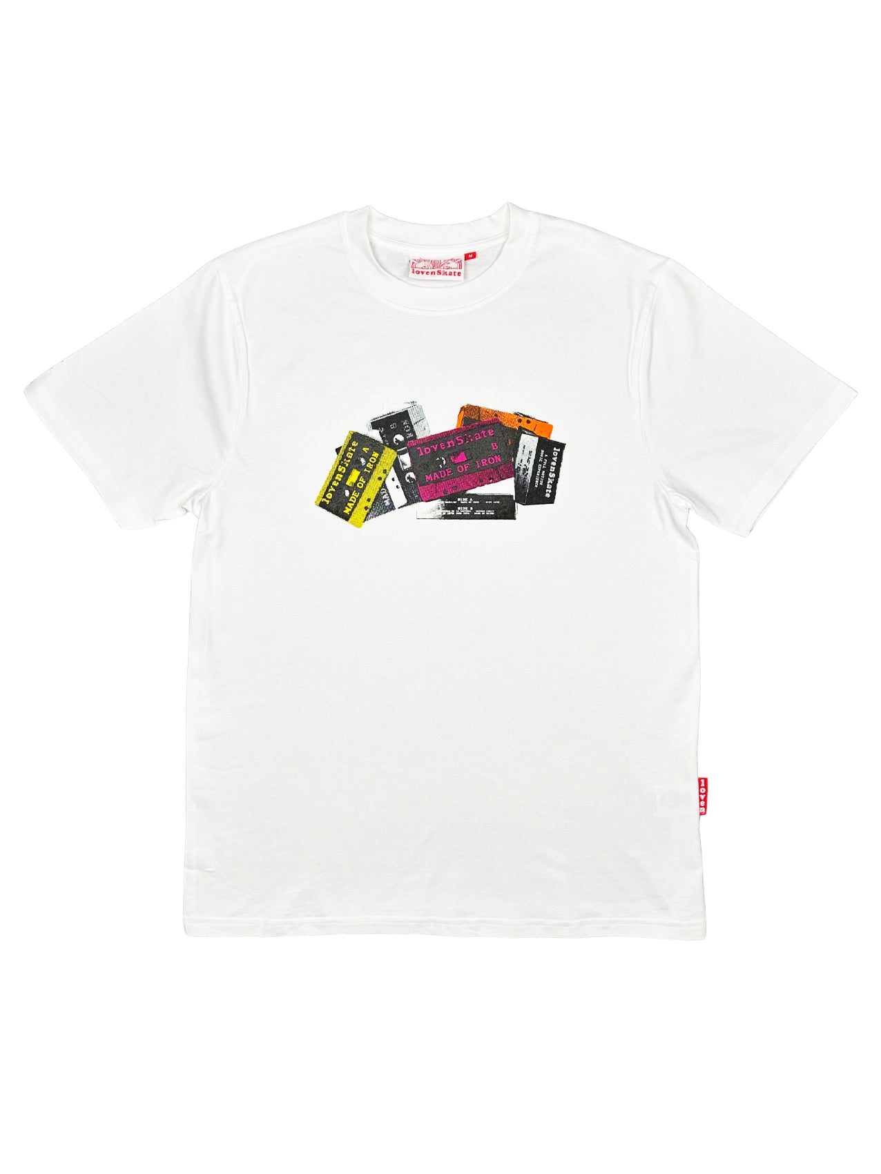 LoveNskate T-Shirt "Made Of Iron" White