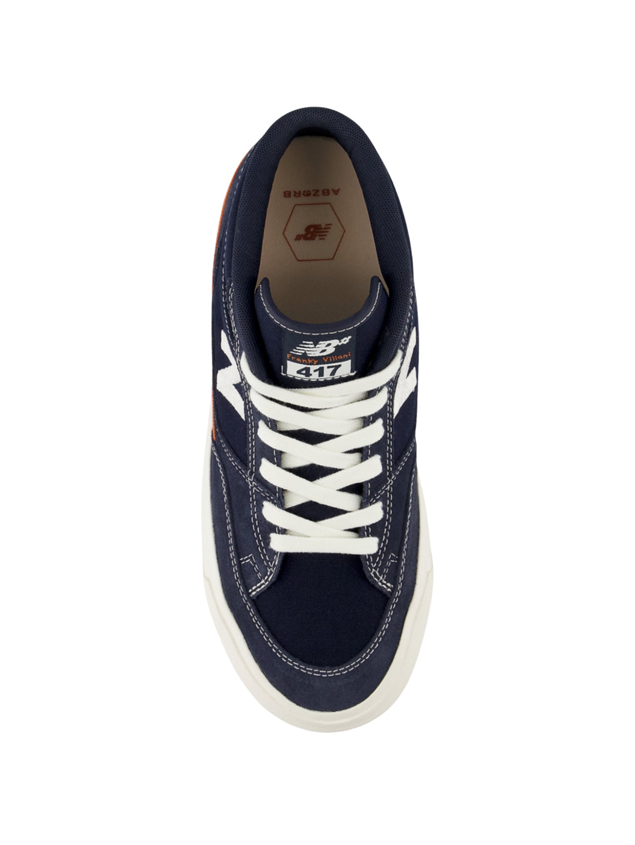 New Balance "Franky Villani 417 Mid" Navy/White/Orange