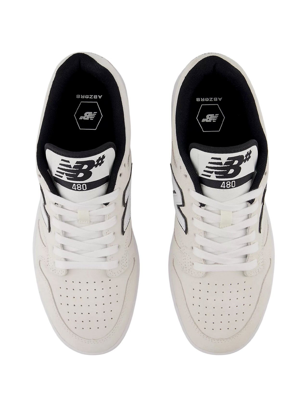 New Balance "480" White/Black