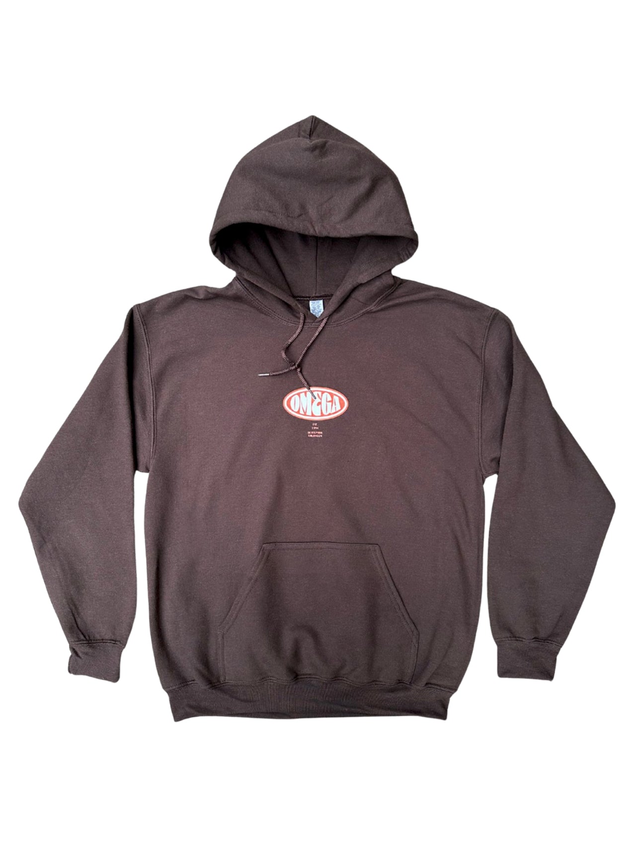 Omega Skatepark Hoodie "30YRS" Brown