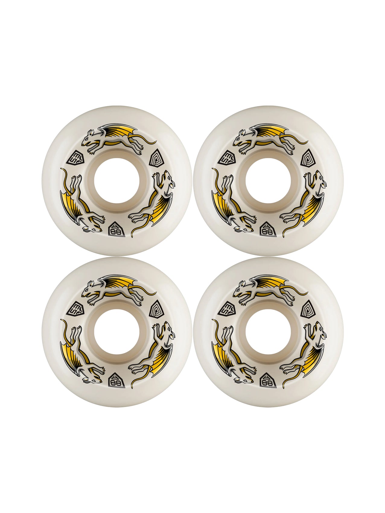 Powell Peralta "Dragon Nano Rats V6" Wheels 53mm/88a