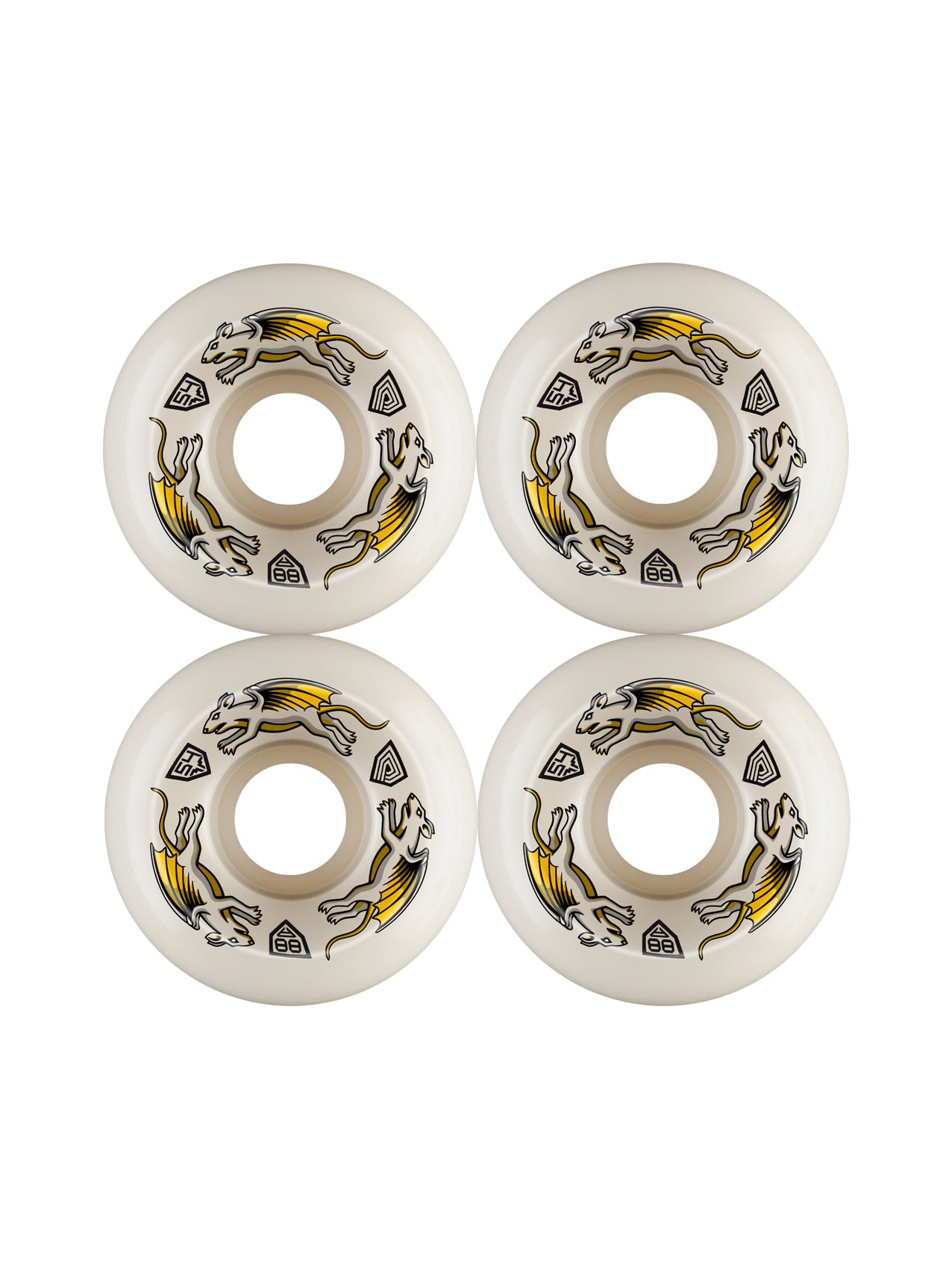 Powell Peralta "Dragon Nano Rats V6" Wheels 54mm/88a