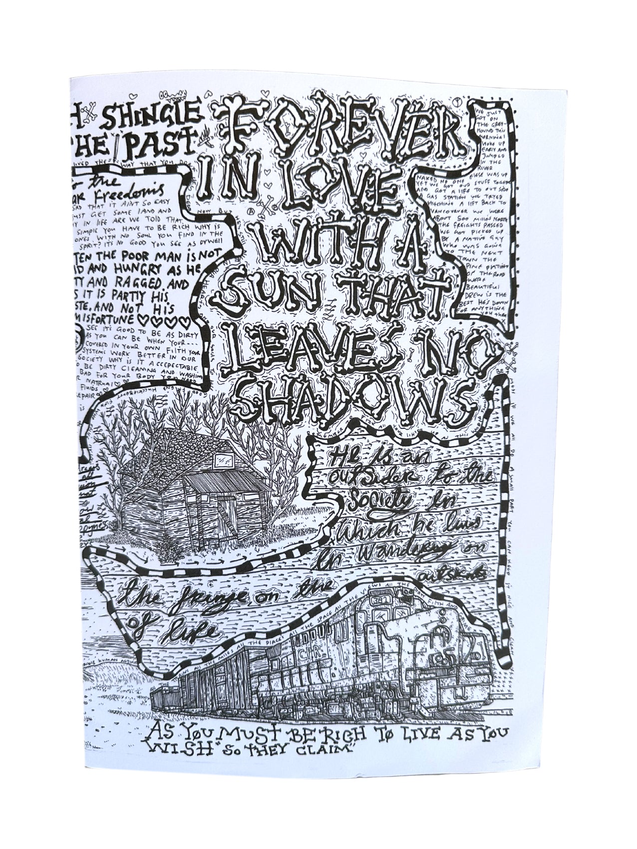 Craig "Questions" Scott  "We Are Full Of A Nowhere To Go Desire" Zine