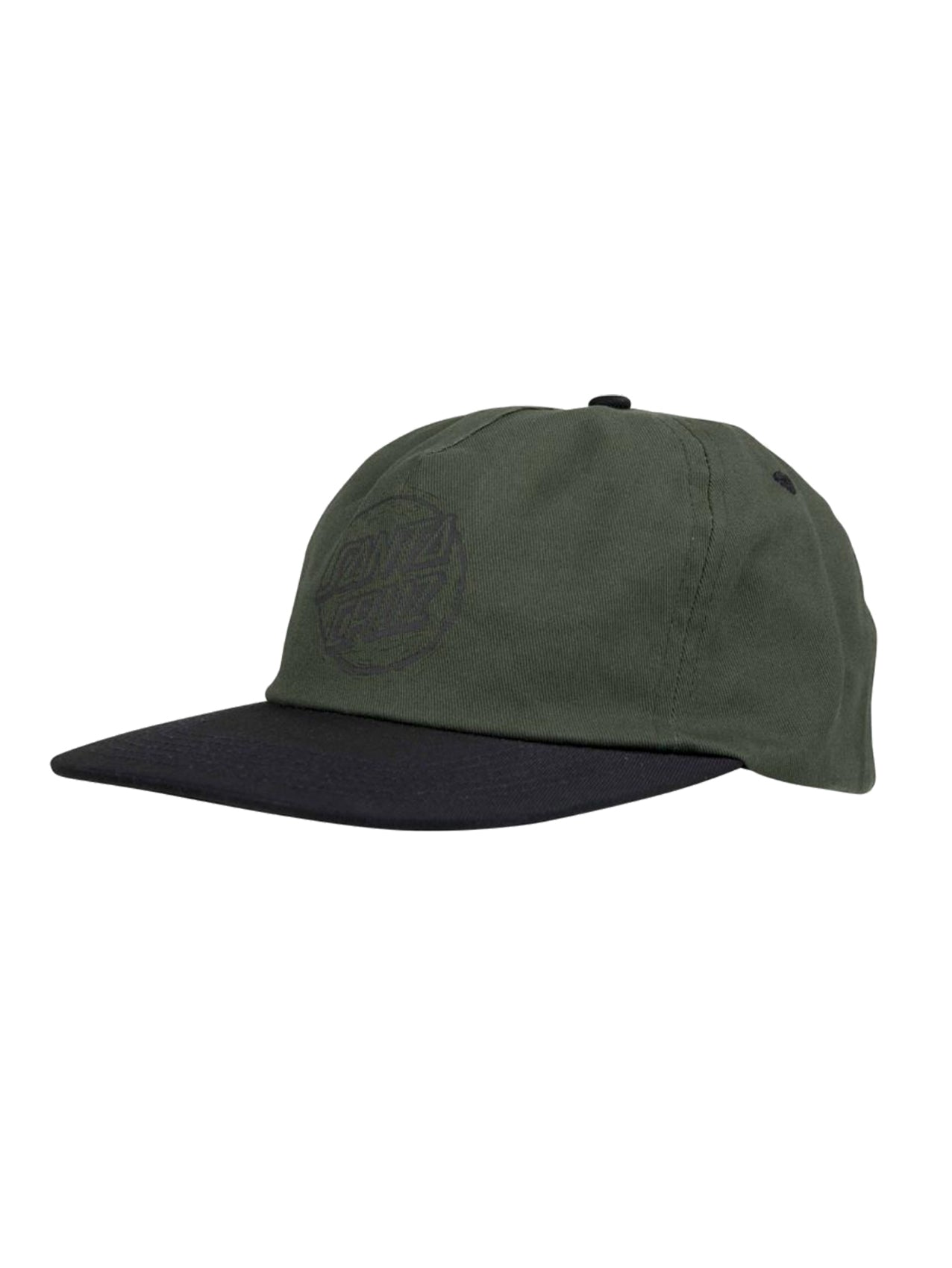 Santa Cruz "Stamped" Cap Kale/Black
