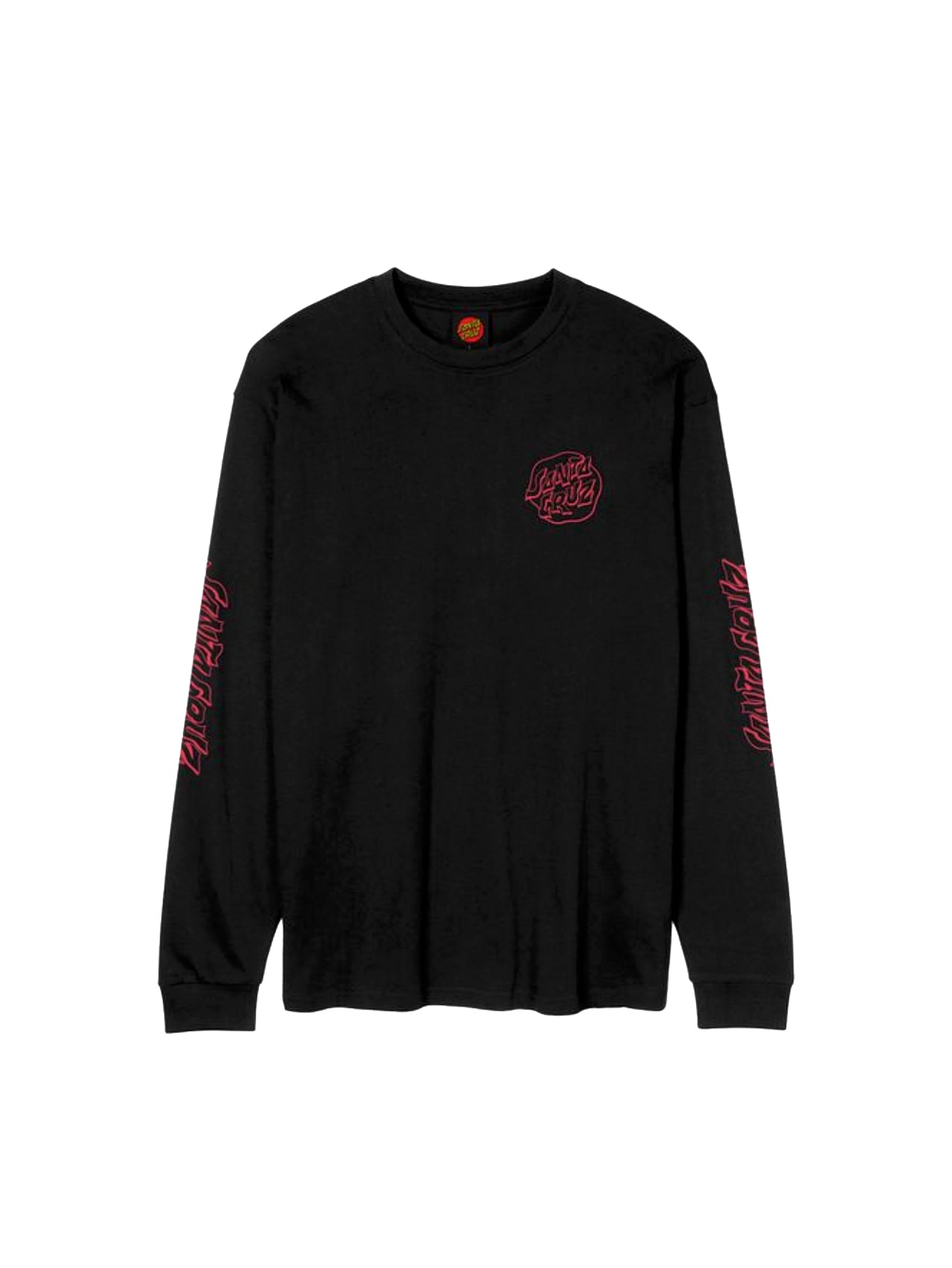 Santa Cruz "Fever Dream Mono Dot" Longsleeve Black