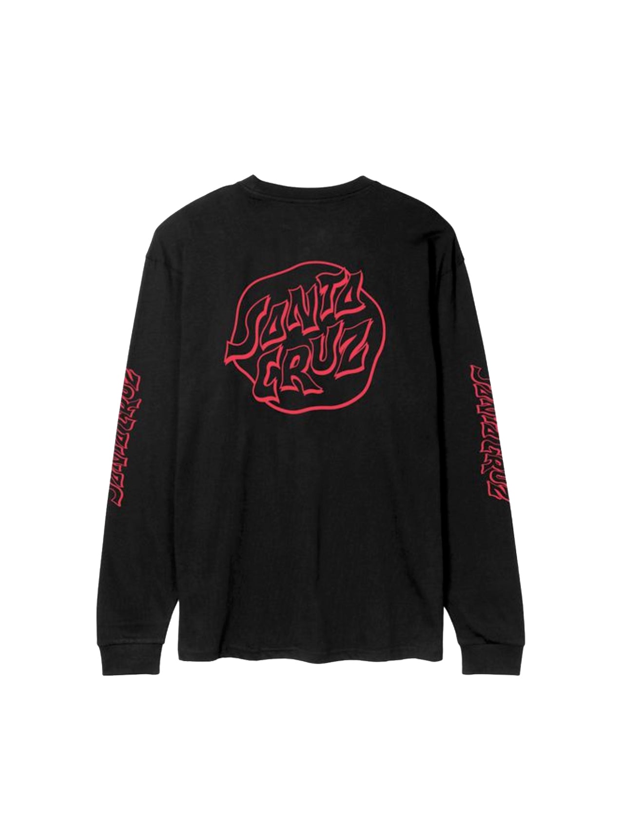 Santa Cruz "Fever Dream Mono Dot" Longsleeve Black