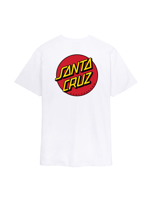 Santa Cruz T-Shirt "Classic Dot" White