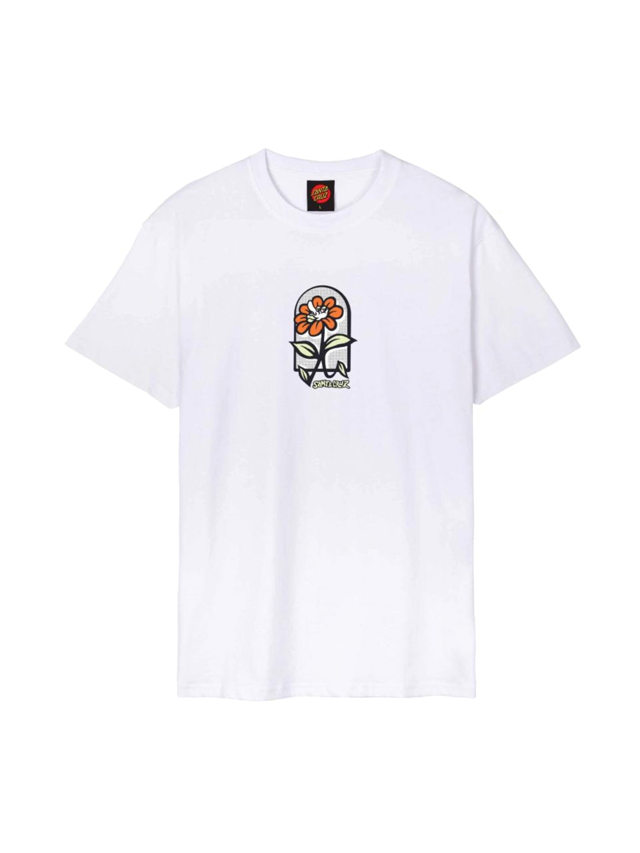 Santa Cruz T-Shirt "Delfino Flower" White