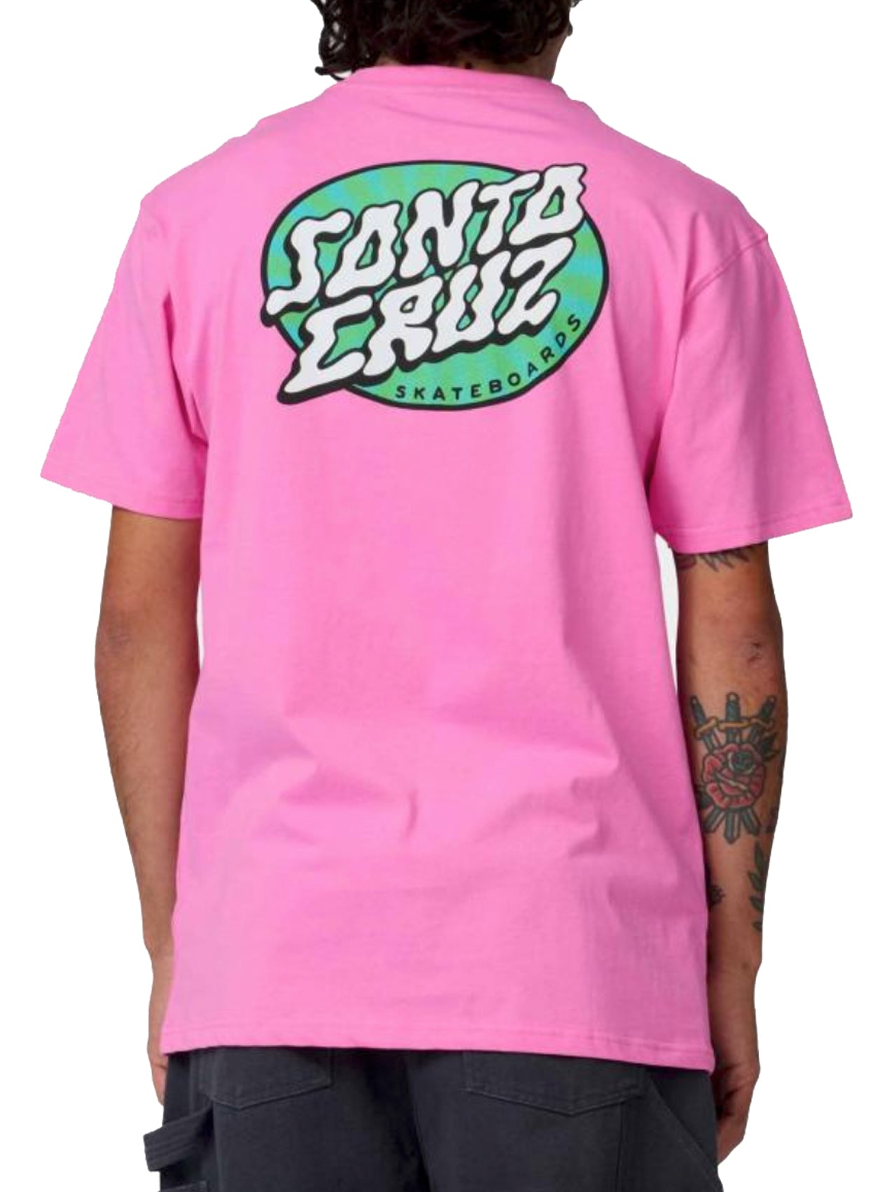 Santa Cruz T-Shirt "Vertigo Dot" Electric Pink