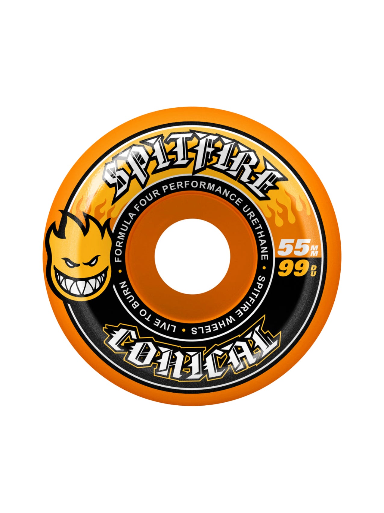 Spitfire Wheels "Formula Four Team Conical Orange" 99a/55mm