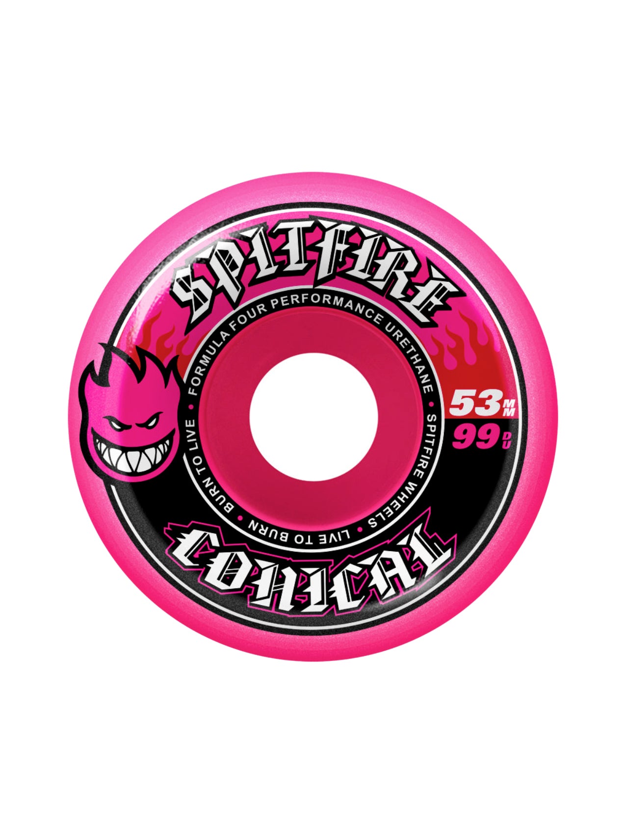 Spitfire Wheels "Formula Four Team Conical Pink" 99a/53mm