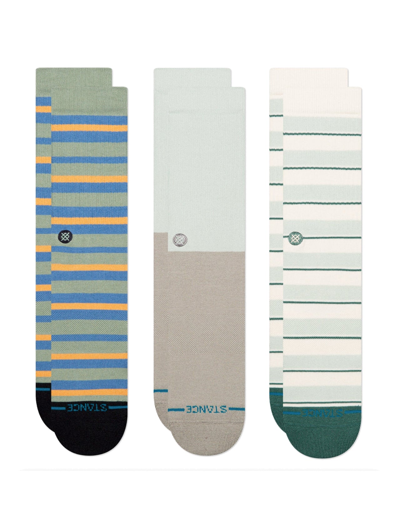 Stance "Prep Stripe Crew" 3Pack Socken
