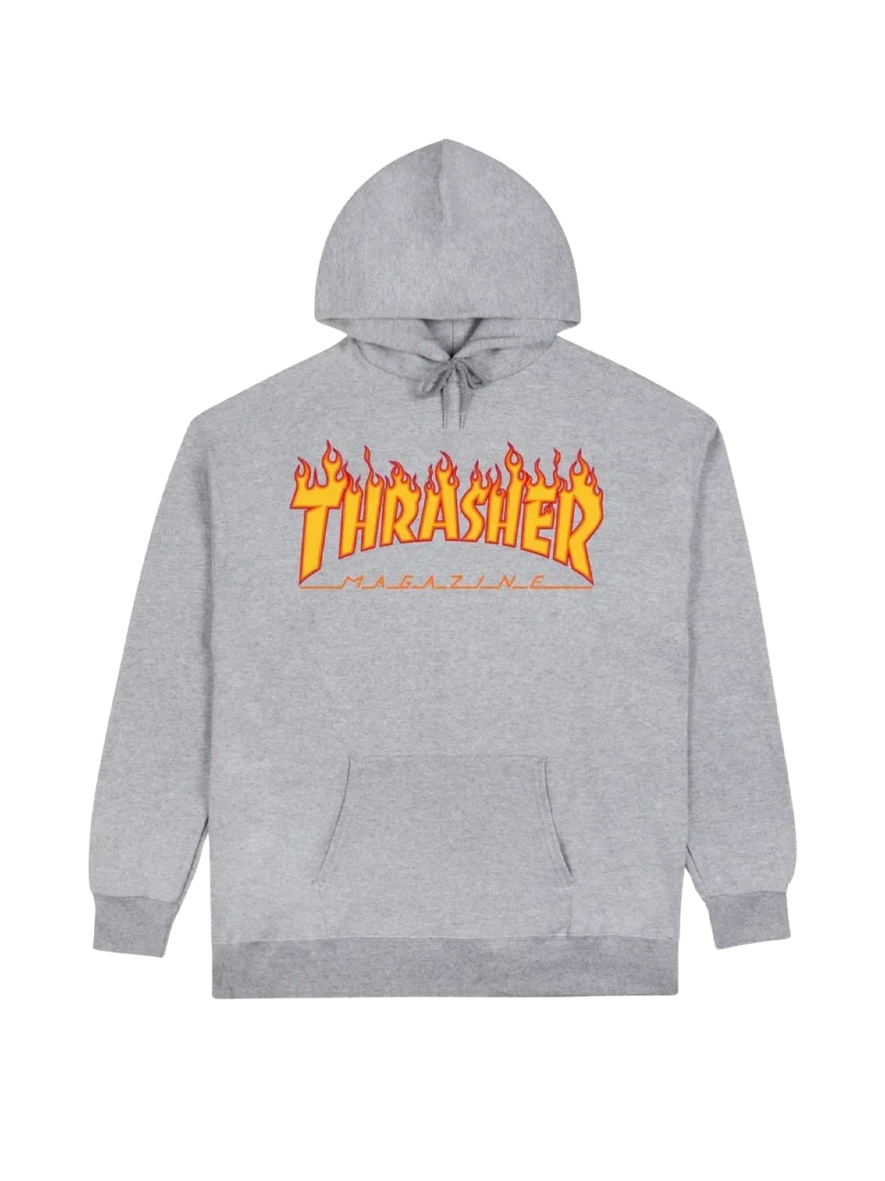 Thrasher Magazine "Flame" Hoodie Grey
