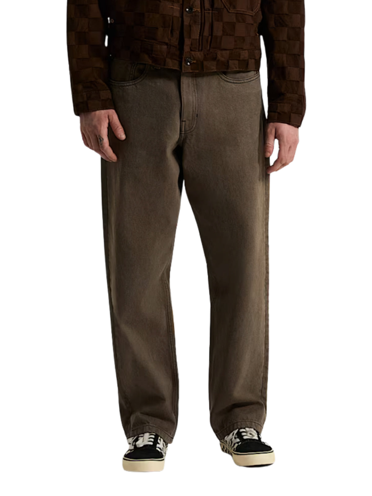 Vans "Skate Check-5 Loose" Denim Walnut Brown