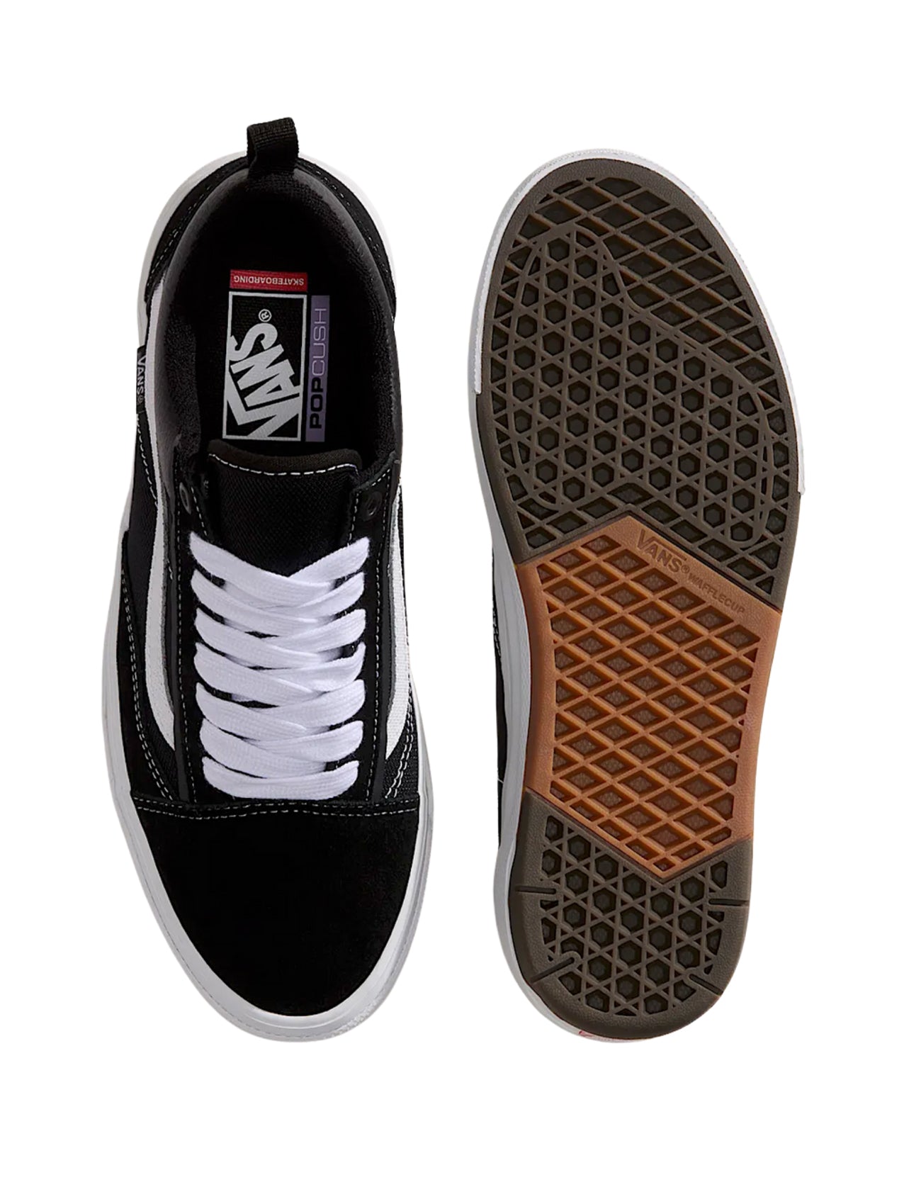 Vans "Skate Old Skool Wafflecup" Black/White
