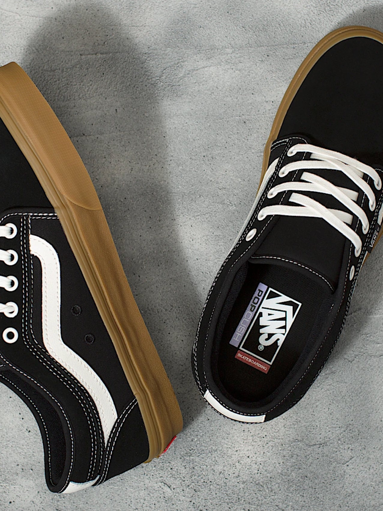 Vans "Skate Chukka Low Sidestripe" Black/Gum