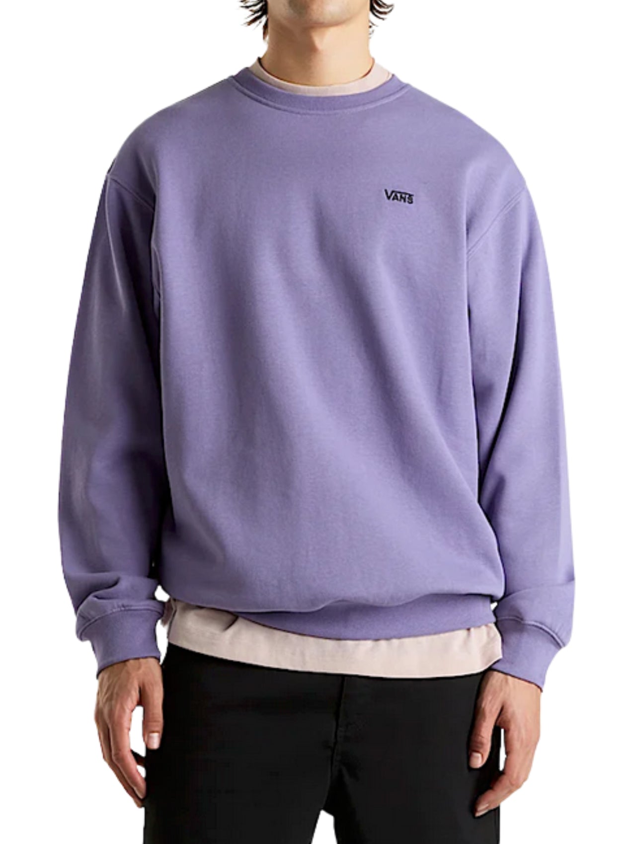 Vans "Left Chest II" Crew Sweater Violett