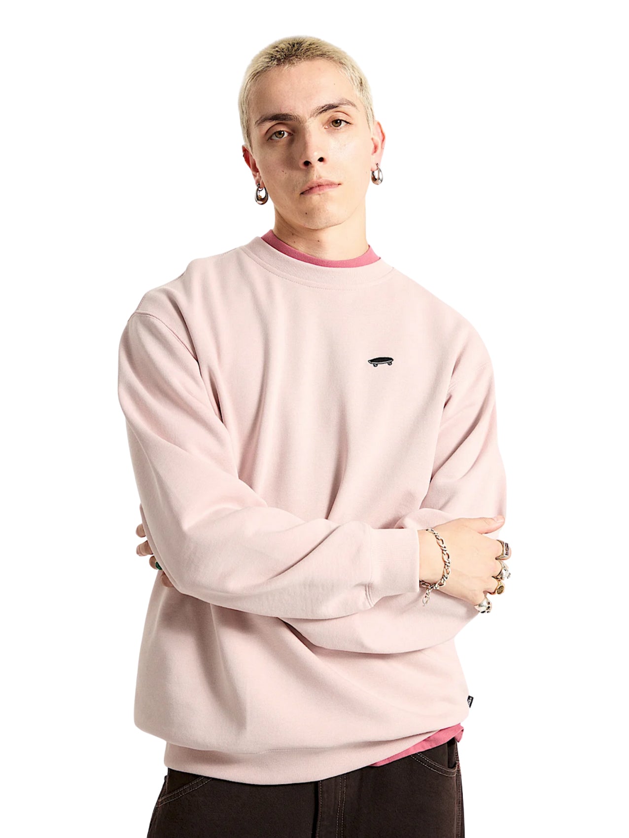 Vans "Salton" Crew Sweater Pink