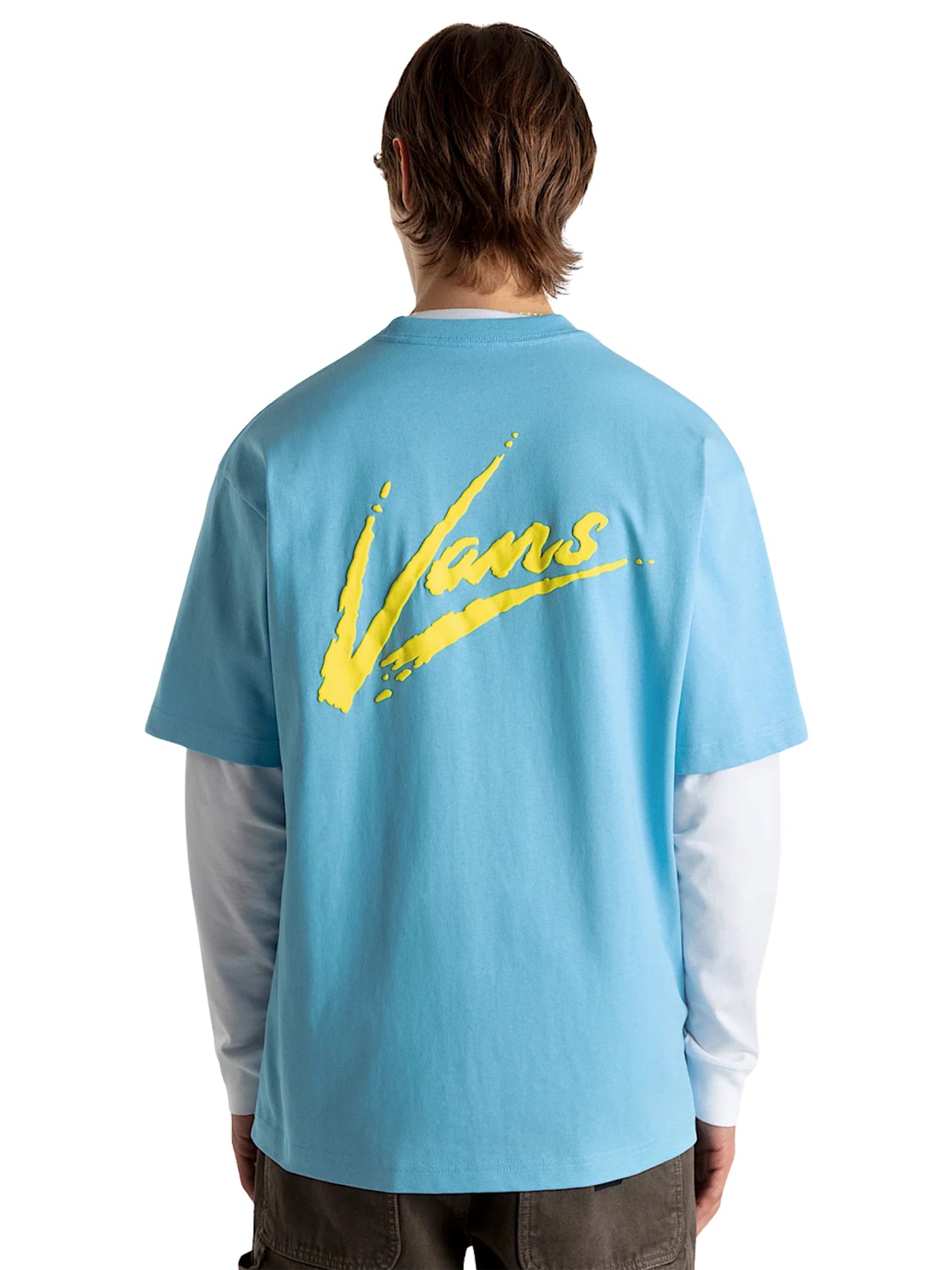 Vans T-Shirt "Brush Script" Blue