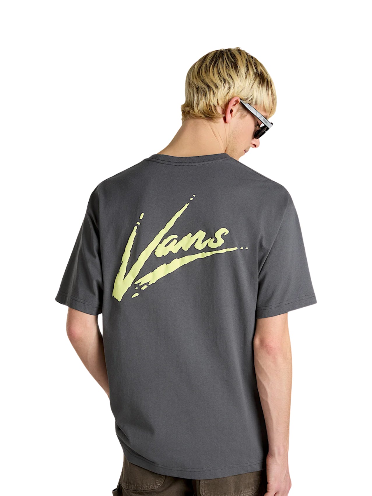 Vans T-Shirt "Brush Script" Asphalt