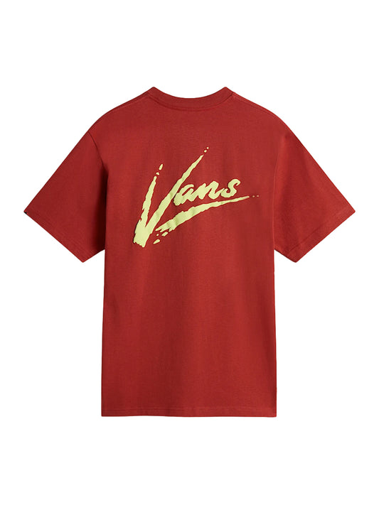 Vans T-Shirt "Brush Script" Red