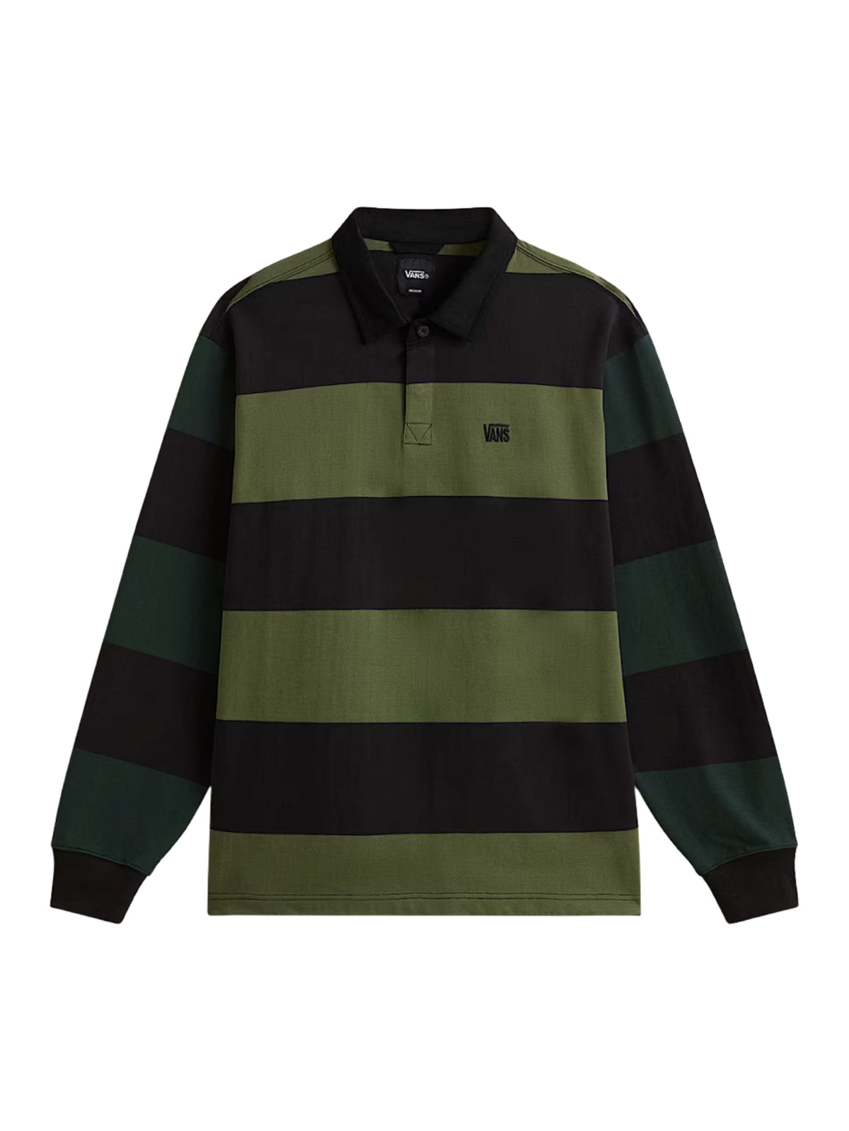 Vans "Ward Stripe Rugby" Green Pullover