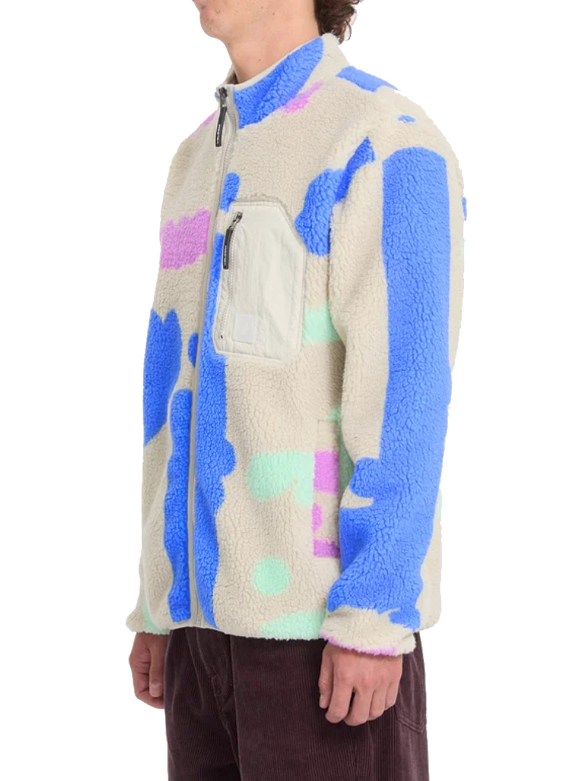 Volcom "Carrau Fuzzar" Zip Fleece Multi