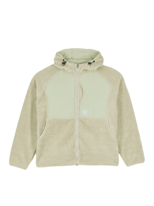 Volcom "Normaa Sherpa" Zip Sweatshirt Green Tea