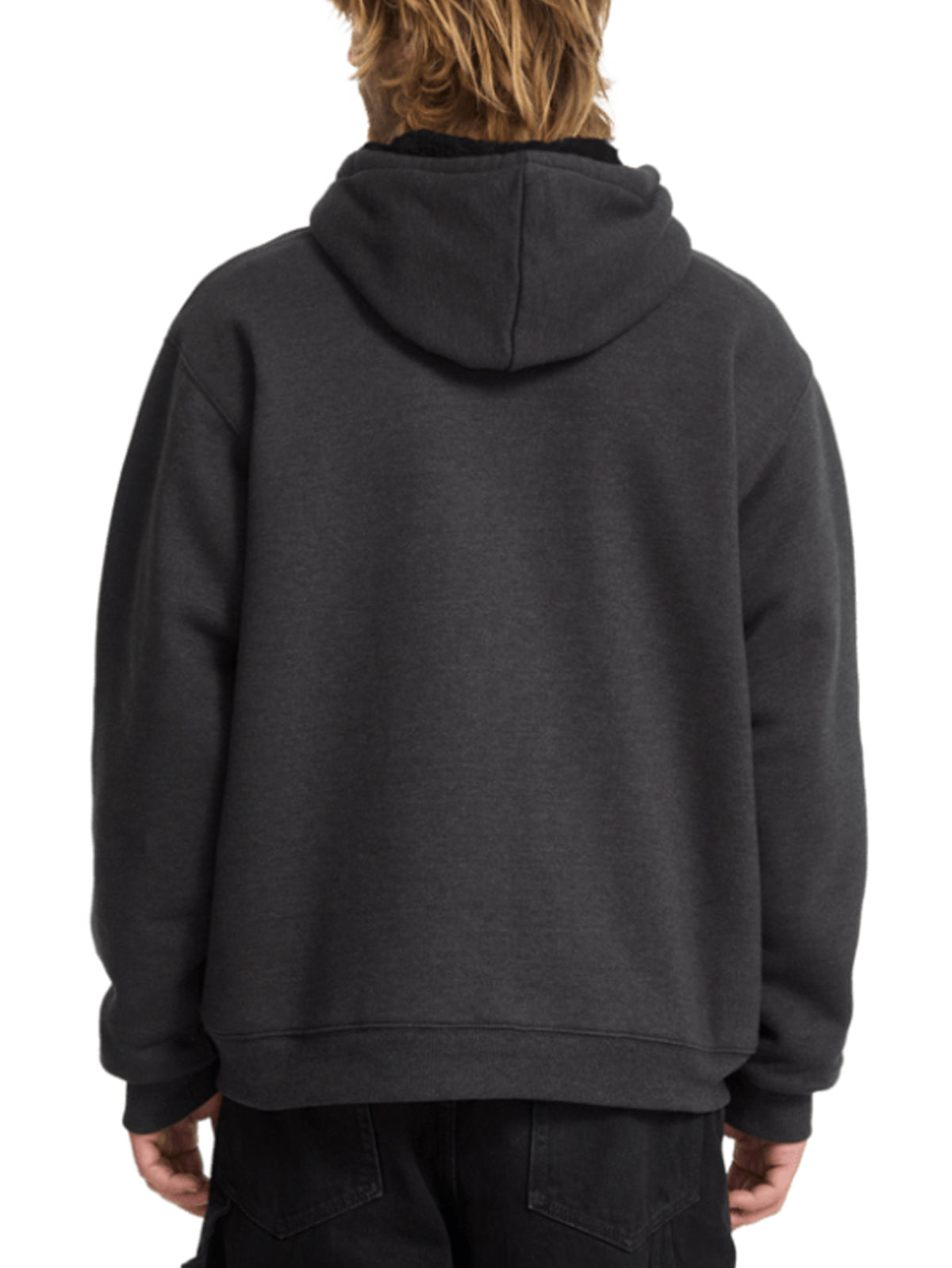 Volcom "Single Stone" Lined Zip Heather Black