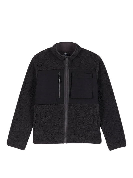 Volcom "Storm Stone" Zip Sweatshirt Aspahlt Black