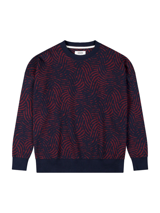 Wemoto "Cotton Jacquard" Crewneck Sweatshirt