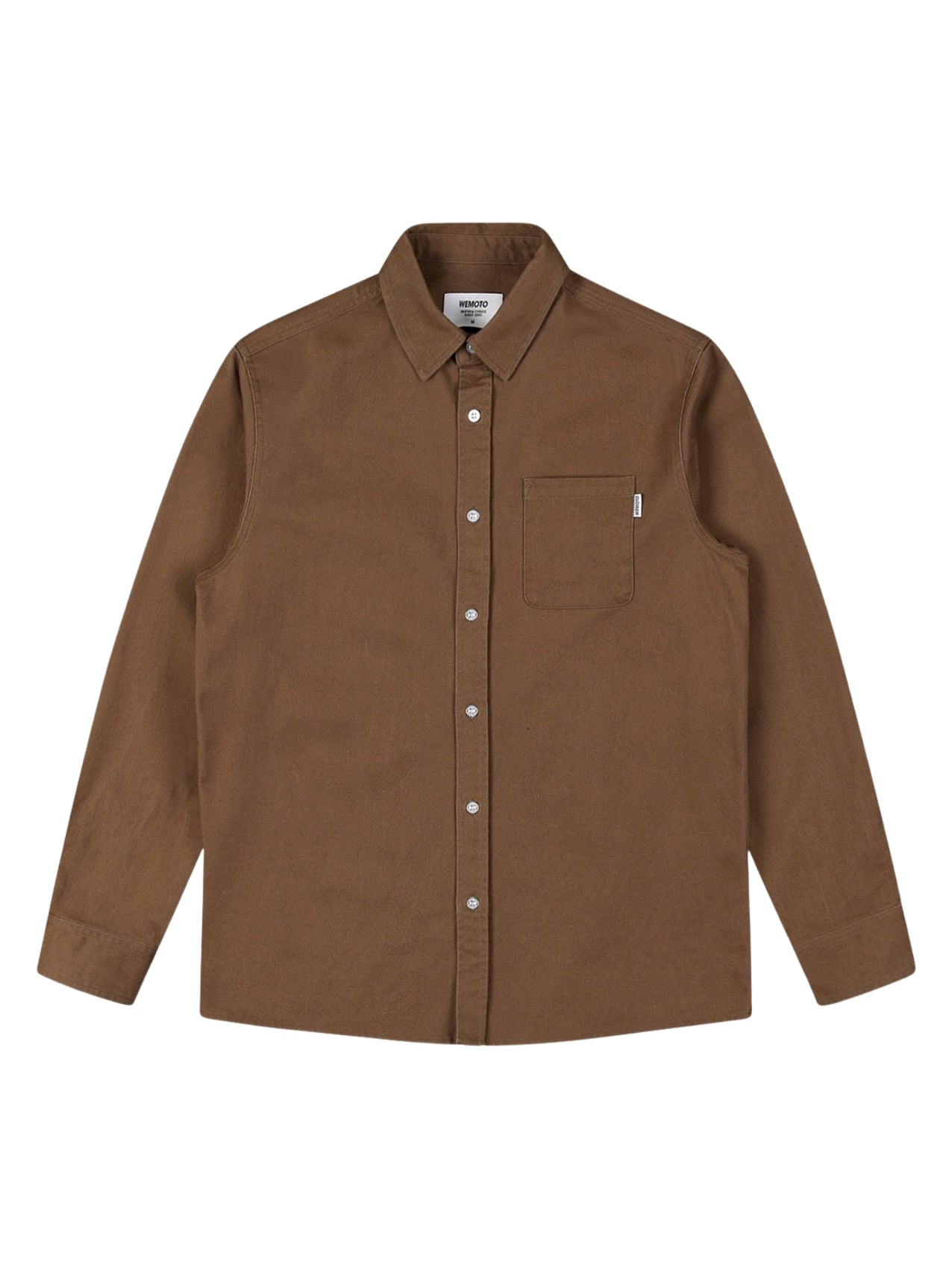 Wemoto "Bobby" Cotton Twill Shirt Brown