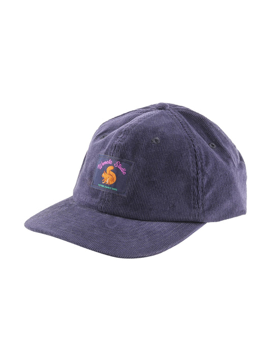 Wemoto "Parklife" Cord Cap Navy Blue
