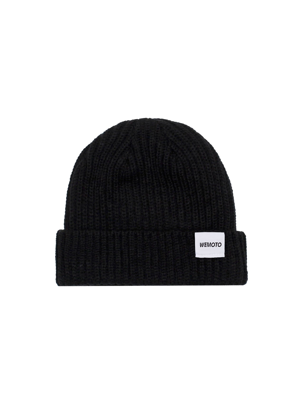 Wemoto "Ribbed Knit" Beanie Black