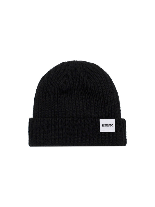Wemoto "Ribbed Knit" Beanie Black