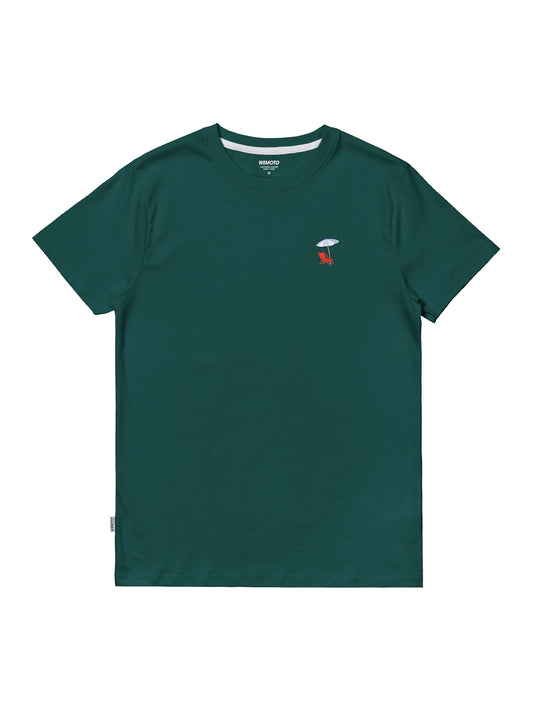 Wemoto T-Shirt "Beach" Glazed Green