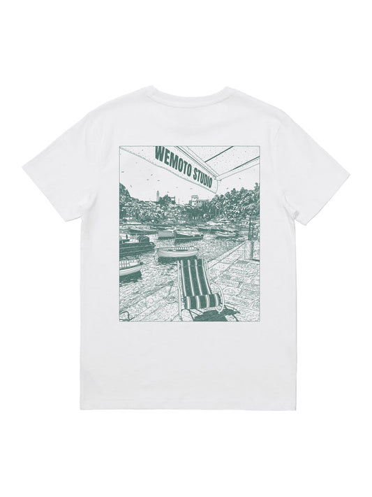 Wemoto T-Shirt "Boats" White