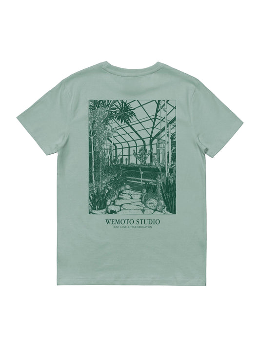 Wemoto T-Shirt "Glasshouse" Pistacchio