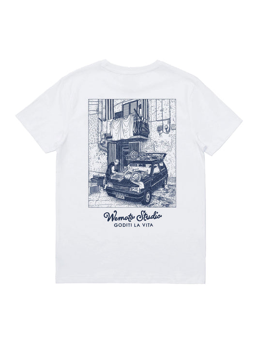 Wemoto T-Shirt "Market" White
