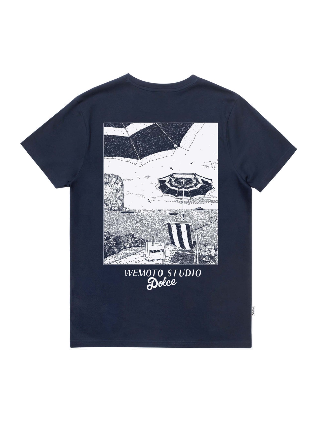 Wemoto T-Shirt "Sun Cream" Navy