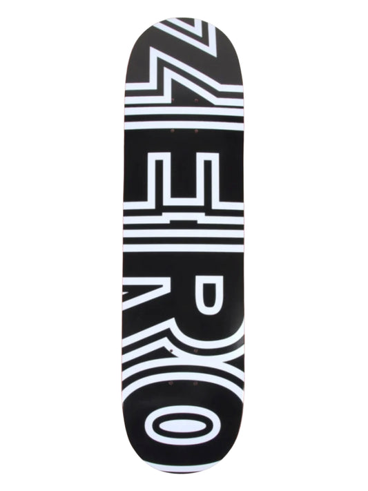 Zero Skateboards "Bold Black" 8.5"